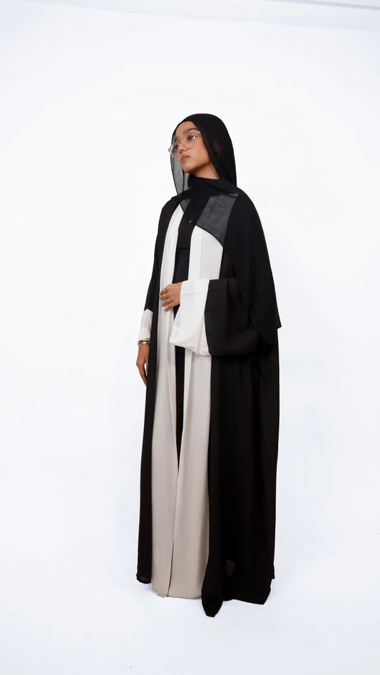 Contrast Abaya